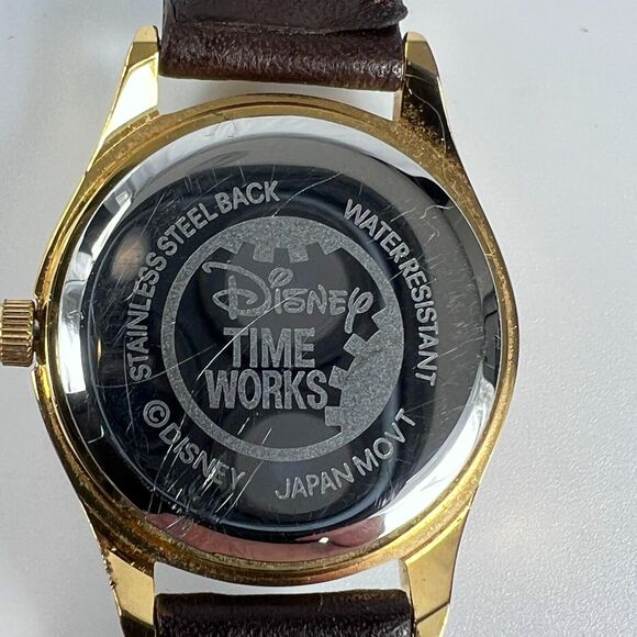 Classic Quartz MINNIE MOUSE Watch -Disney Time Works Original Band & New Battery - Picture 11 of 13